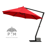 سایبان چتری پایه بغل (پایه کنار) رنگ قرمز برند PM پرستوی مهاجر